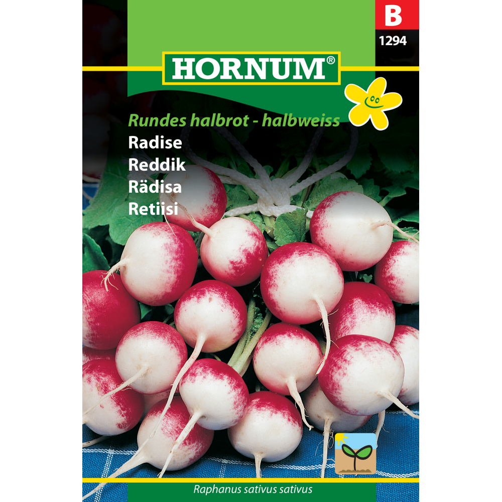 Radise 'Rundes halbrot-halbweiss'