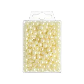 Deko perler 8 mm 250 stks. (Champagne)