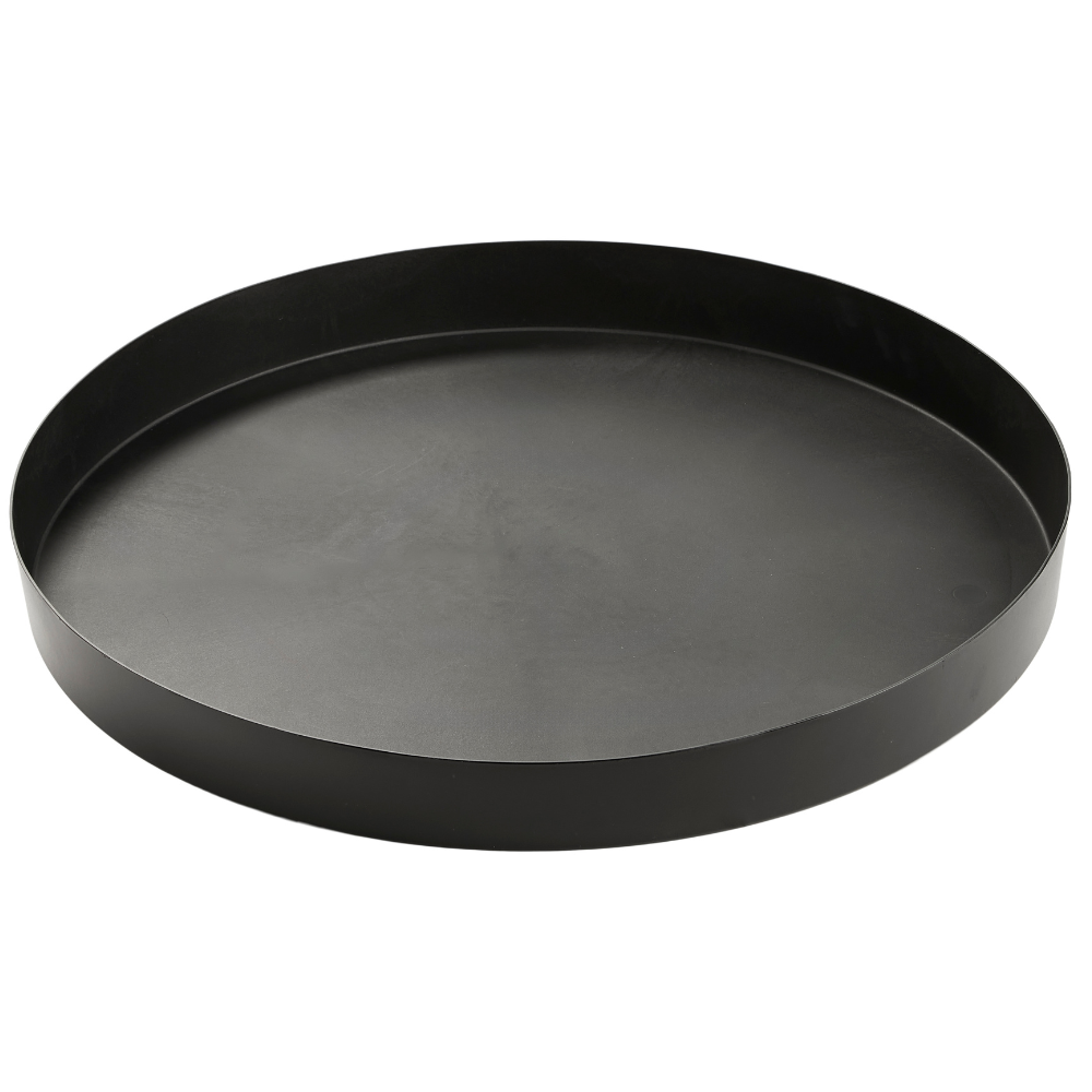 Spejlbassin i sort plast (Ø 57 cm)