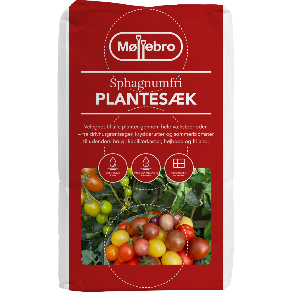 Møllebro Sphagnumfri plantesæk (40 liter)