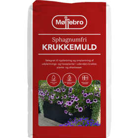 Møllebro Sphagnumfri krukkemuld (40 liter)
