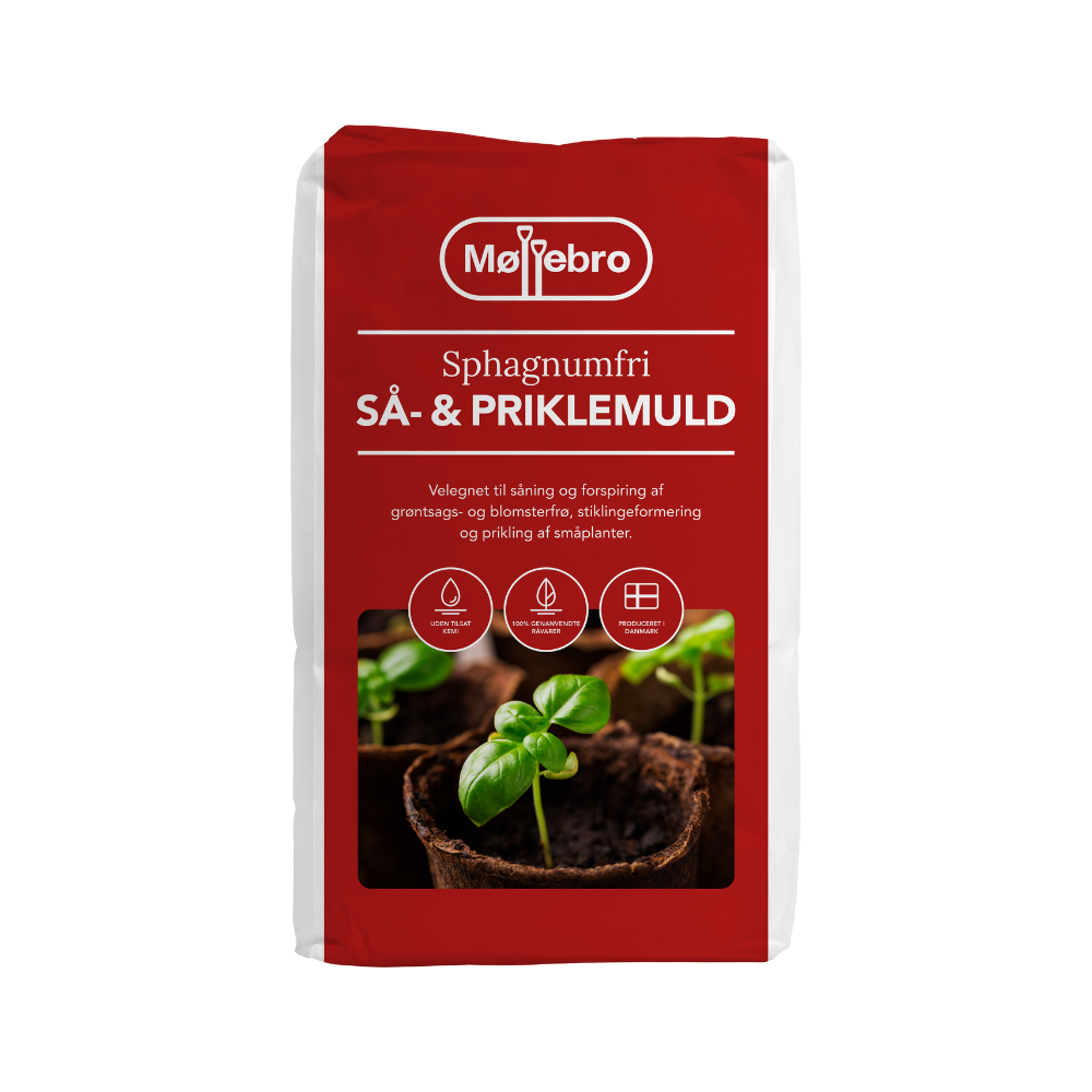 Møllebro Sphagnumfri så- og priklemuld (15 liter)