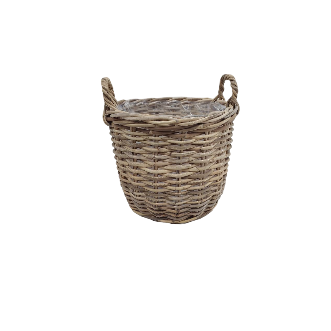 Rund flettet kurv (Ø 34 cm)