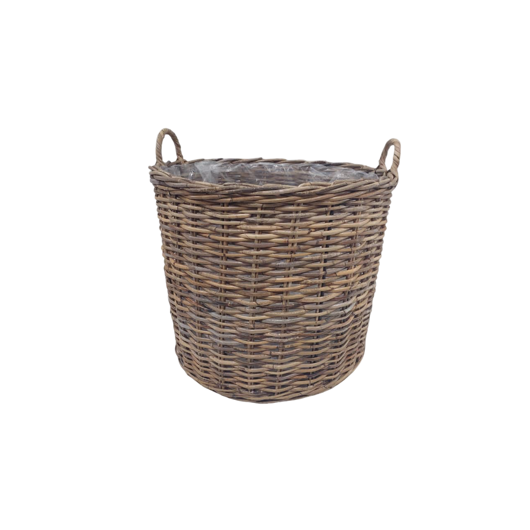 Rund flettet kurv (Ø 60 cm)