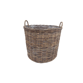 Rund flettet kurv (Ø 60 cm)
