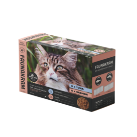 Faunakram paté med tun og laks til katte (12 x 100 g)