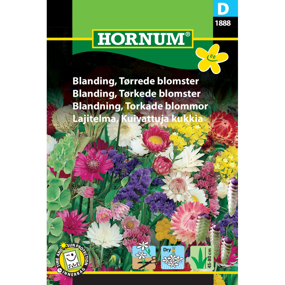 Blanding af Tørrede Blomster