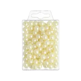 Deko perler 10 mm 115 stks (Champagne)