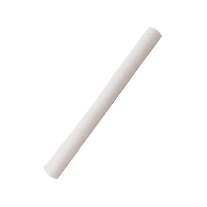 Blomsterpapir hvid 50x250 cm
