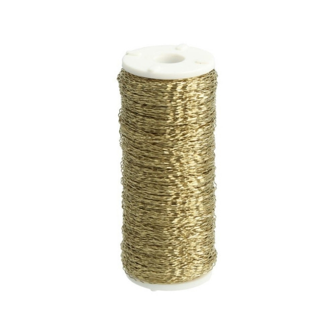 Bouillon tråd zigzag (Guld) 0,30 mm 140 m 100 g