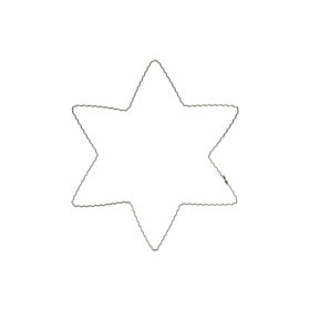 Metal stjerne 25 cm